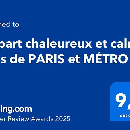Appart Chaleureux Et Calme Pres De Paris Et Metro Asnières Extérieur photo
